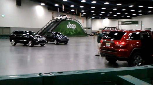 Jeep Test drive track at SD International AutoShow
